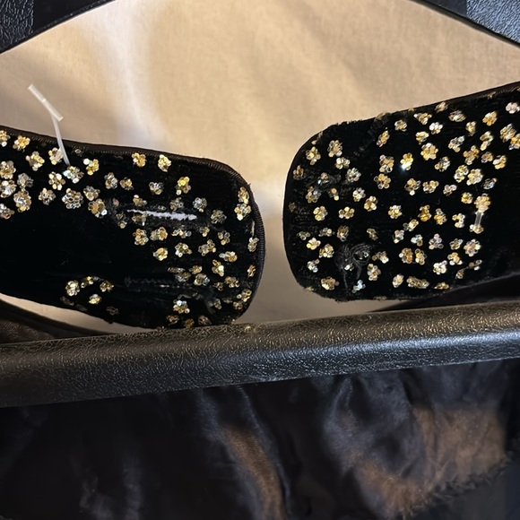 Ricki Lang Nuit Glitter Evening Dress Vintage 1980s Velvet Skirt Neiman Marcus - Picture 6 of 7